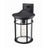 Millennium Lighting Namath 1Lt 15" Outdoor Wall Sconce, Black/Clear