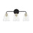 Millennium Lighting Cameron 3Lt Vanity, Black/Modern Gold - 9133-MB-MG