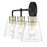 Millennium Lighting Cameron 3Lt Vanity, Black/Modern Gold