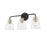 Millennium Lighting Cameron 3Lt Vanity, Black/Modern Gold