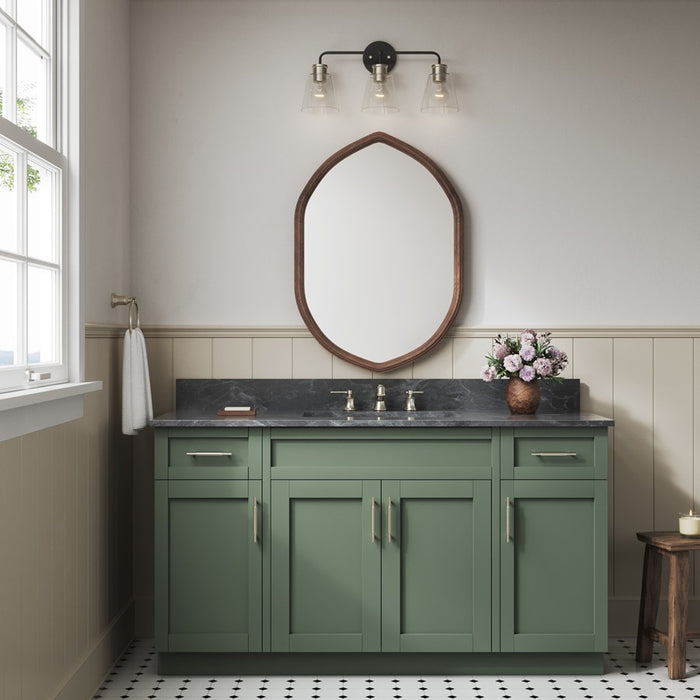 Millennium Lighting Cameron 3Lt Vanity, Black/Modern Gold