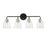 Millennium Lighting Cameron 4Lt Vanity, Black/Modern Gold - 9134-MB-MG