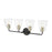 Millennium Lighting Cameron 4Lt Vanity, Black/Modern Gold