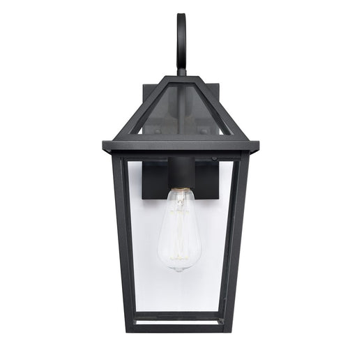 Millennium Lighting Eston 1Lt 18" Outdoor Wall Sconce, Black/Clear - 91411-TBK