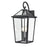 Millennium Lighting Eston 2Lt Outdoor Wall Sconce, Black/Clear