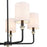 Millennium Lighting Chelsea 5Lt Chandelier, Black/Gold