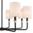 Millennium Lighting Chelsea 8Lt Chandelier, Black/Gold