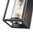 Millennium Lighting Caleb 1Lt 13" Outdoor Wall Sconce, Black/Clear