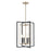 Millennium Lighting Noelle 4Lt 15" Pendant, Black/Modern Gold