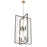 Millennium Lighting Noelle 8Lt 20" Pendant, Black/Modern Gold - 91708-MB-MG