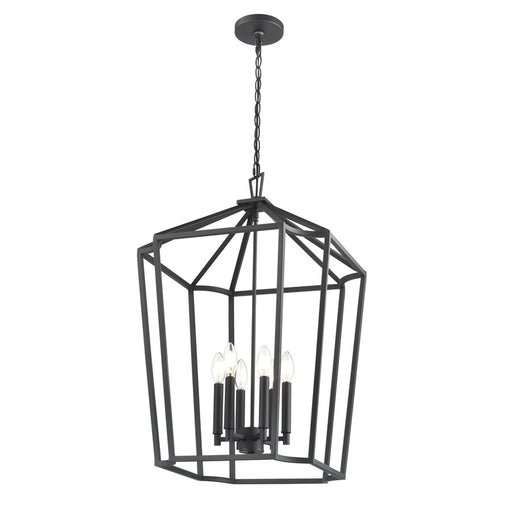 Millennium Lighting Hylena 6Lt 19" Pendant, Textured Black - 91806-TBK