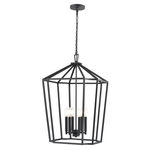 Millennium Lighting Hylena 6Lt 19" Pendant, Textured Black