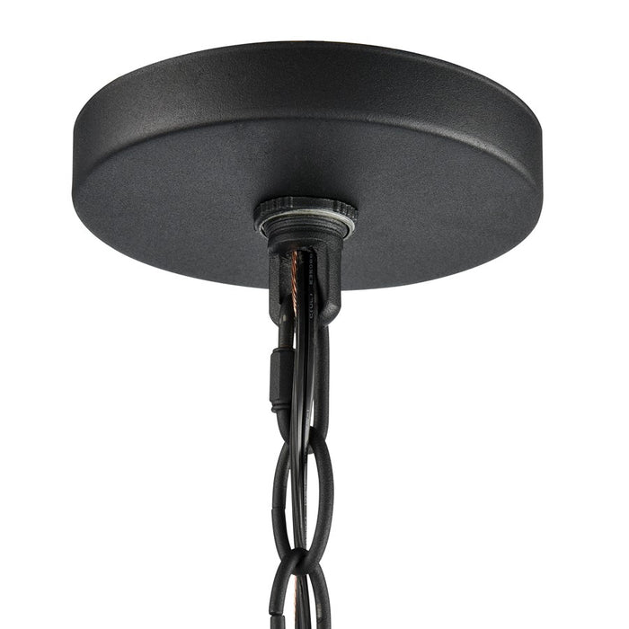 Millennium Lighting Hylena 6Lt 19" Pendant, Textured Black