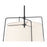 Millennium Lighting Vellinor 3Lt Pendant, Matte Black/White