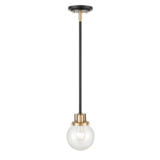 Millennium Lighting Mellrosa 1 Light Pendant Light, Black/Gold