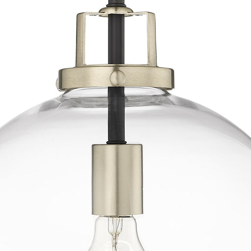 Millennium Lighting Mellrosa 1Lt Pendant, Black/Modern Gold