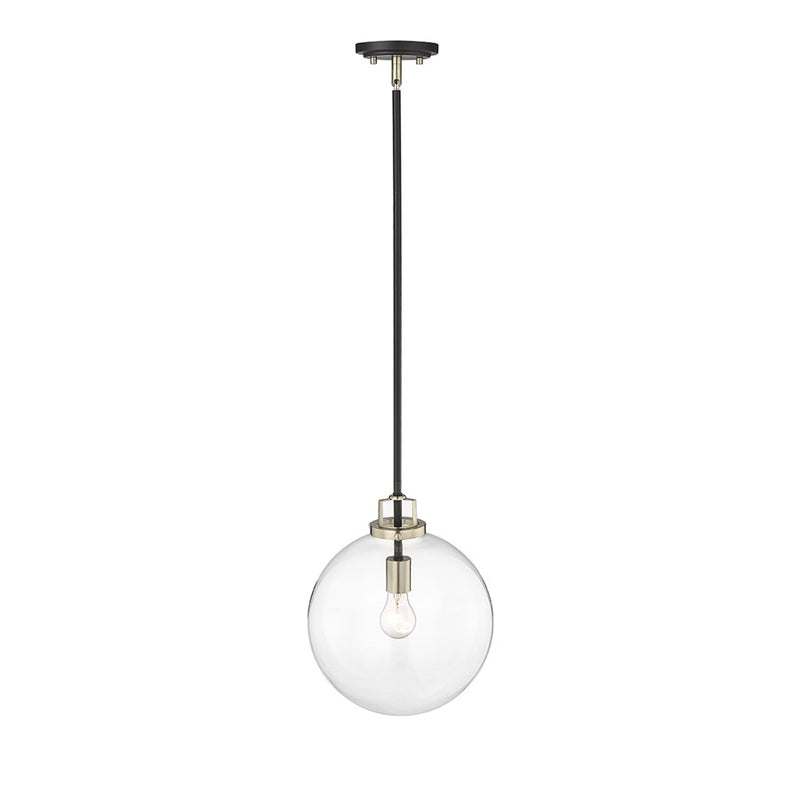 Millennium Lighting Mellrosa 1Lt Pendant, Black/Modern Gold