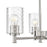 Millennium Lighting Ashli 3 Light Chandelier, Brushed Nickel