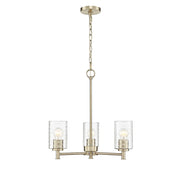 Millennium Lighting Ashli 3 Light Chandelier, Modern Gold - 9213-MG