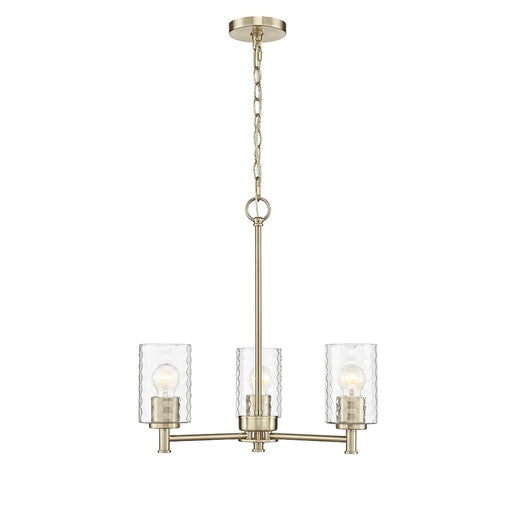 Millennium Lighting Ashli 3 Light Chandelier, Modern Gold - 9213-MG