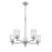 Millennium Lighting Ashli 5 Light Chandelier, Brushed Nickel - 9215-BN