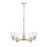 Millennium Lighting Ashli 5 Light Chandelier, Modern Gold - 9215-MG