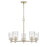 Millennium Lighting Ashli 5 Light Chandelier, Modern Gold