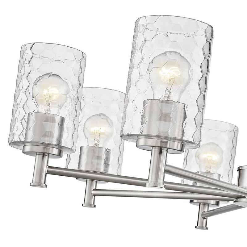 Millennium Lighting Ashli 8Lt Chandelier, Brushed Nickel