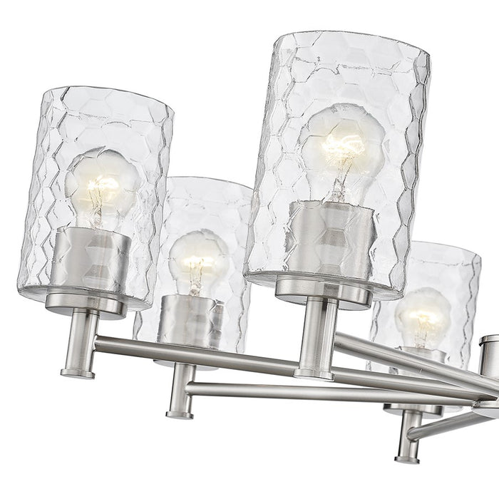 Millennium Lighting Ashli 8Lt Chandelier, Brushed Nickel