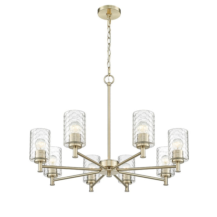 Millennium Lighting Ashli 8 Light Chandelier, Modern Gold - 9218-MG