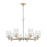 Millennium Lighting Ashli 8 Light Chandelier, Modern Gold