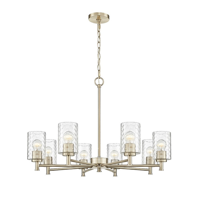 Millennium Lighting Ashli 8 Light Chandelier, Modern Gold