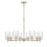 Millennium Lighting Ashli 8 Light Chandelier, Modern Gold