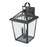 Millennium Lighting Mensun 2Lt Outdoor Wall Sconce, Black/Clear
