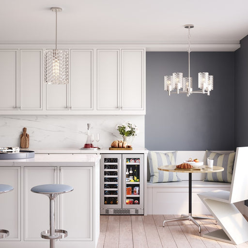 Millennium Lighting Ashli 1Lt Pendant, Brushed Nickel