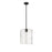 Millennium Lighting Ashli 1Lt Pendant, Black/Clear - 9221-MB