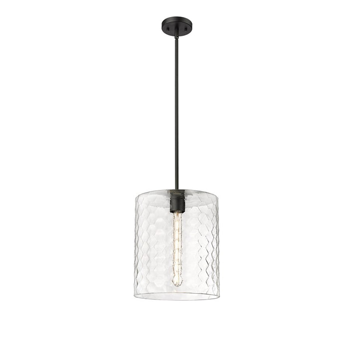 Millennium Lighting Ashli 1Lt Pendant, Black/Clear