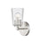 Millennium Lighting Ashli 1Lt Wall Sconce, Brushed Nickel