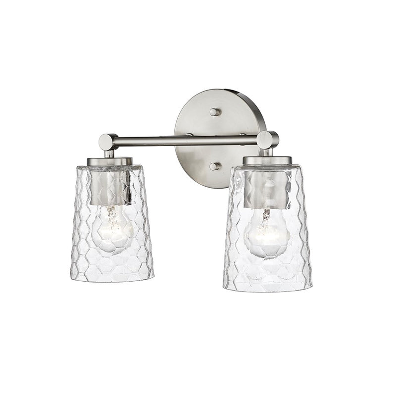 Millennium Lighting Ashli 2Lt Vanity, Brushed Nickel