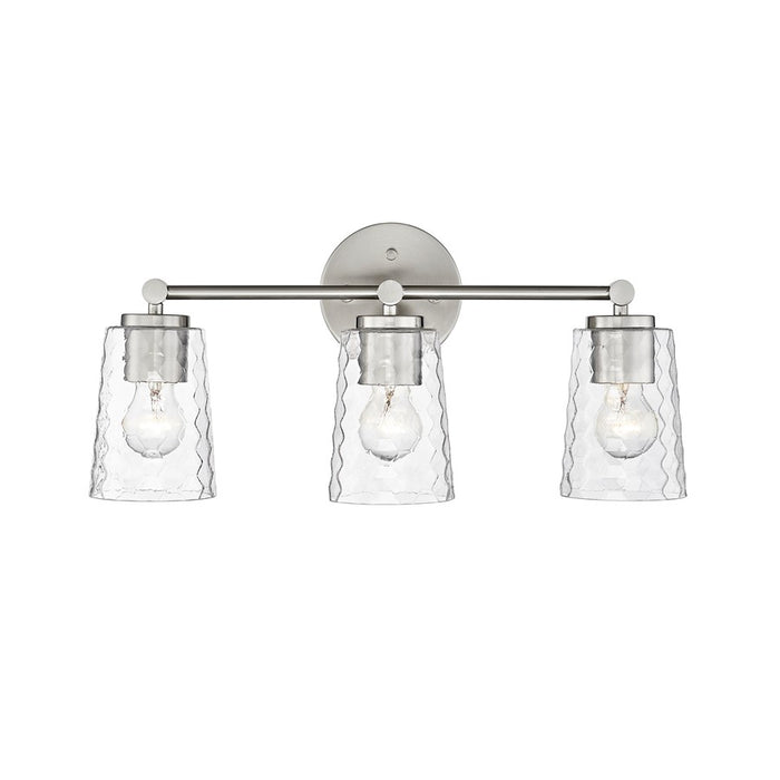 Millennium Lighting Ashli 3Lt Vanity, Brushed Nickel - 9233-BN