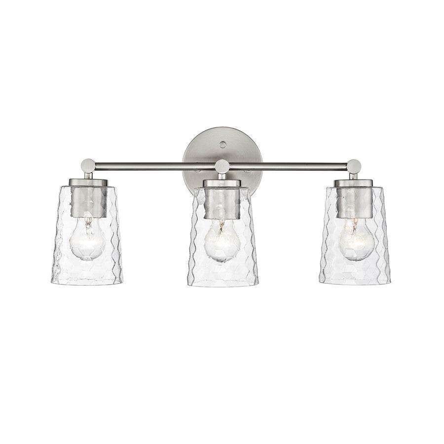 Millennium Lighting Ashli 3Lt Vanity, Brushed Nickel - 9233-BN