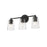 Millennium Lighting Ashli 3Lt Vanity, Black/Clear