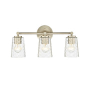 Millennium Lighting Ashli 3Lt Vanity, Modern Gold - 9233-MG