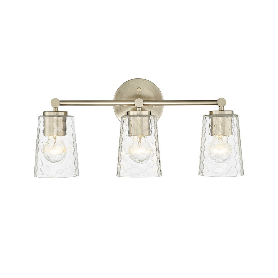 Millennium Lighting Ashli 3Lt Vanity, Modern Gold - 9233-MG