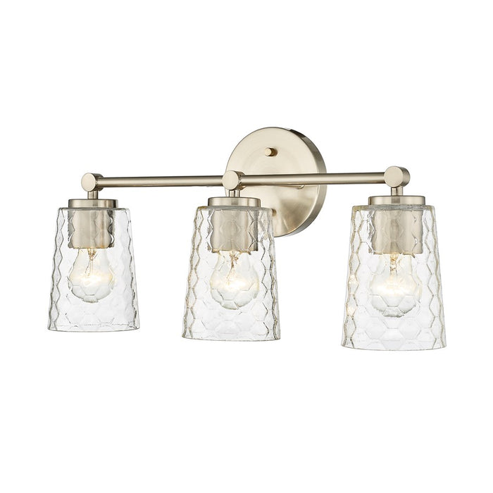 Millennium Lighting Ashli 3Lt Vanity, Modern Gold