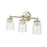 Millennium Lighting Ashli 3Lt Vanity, Modern Gold