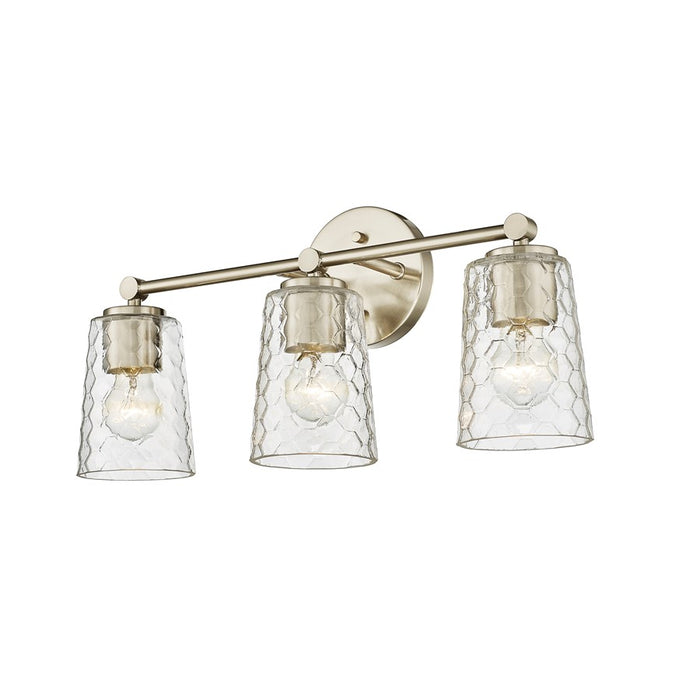 Millennium Lighting Ashli 3Lt Vanity, Modern Gold