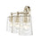 Millennium Lighting Ashli 3Lt Vanity, Modern Gold