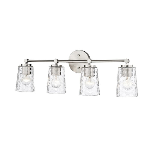 Millennium Lighting Ashli 4Lt Vanity, Brushed Nickel