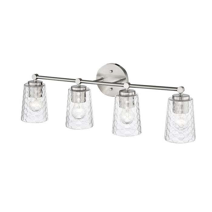 Millennium Lighting Ashli 4Lt Vanity, Brushed Nickel